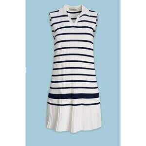 NEW ASTRID women's gabriella dress in white stripe